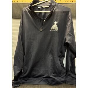 Cutter & Buck Super Bowl XLVII Quarter Zip Pullover Sweater XL New Orleans 2013